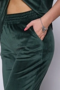 Костюм с брюками 71090 (темно-зеленый)