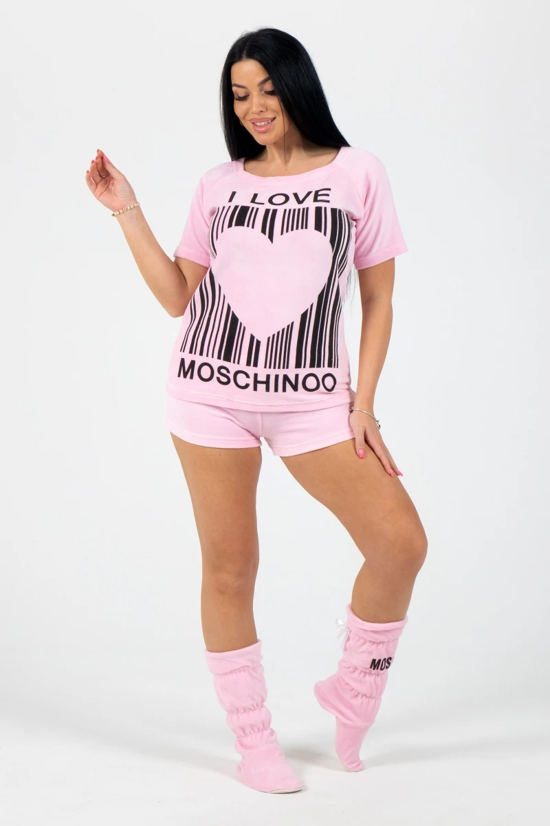 Костюм с сапожками - MOSCHINOO - 217 - розовый