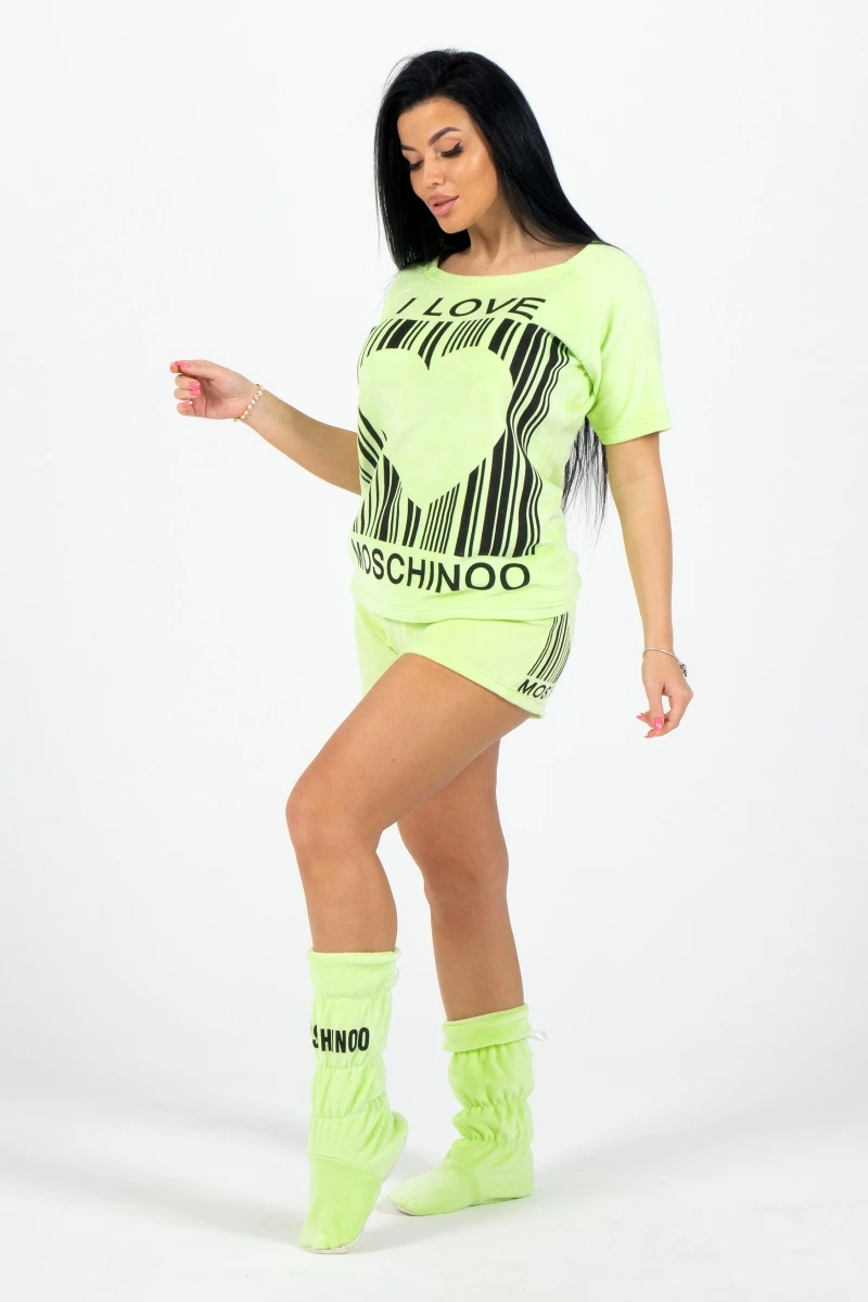 Костюм с сапожками - MOSCHINOO - 217 - салатовый