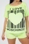 Костюм с сапожками - MOSCHINOO - 217 - салатовый