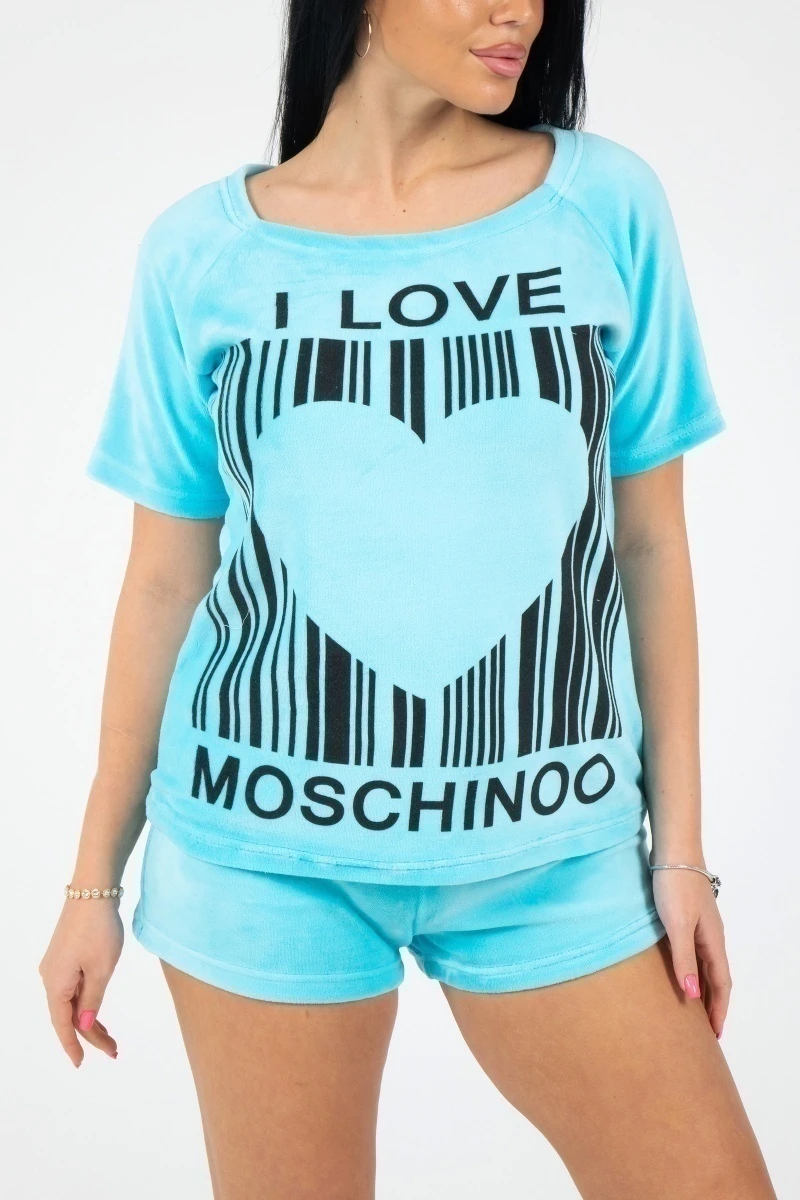 Костюм с сапожками - MOSCHINOO - 217 - голубой