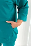 Костюм с брюками 52337 (изумрудный)