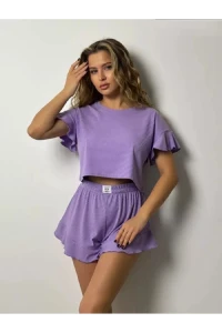 Пижама с шортами 83501 (фиолетовый)