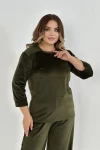 Костюм с брюками 52368 (зеленый)