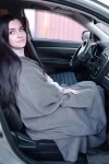 Плед Подушка трансформер в авто (серый)