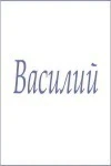 Полотенце махровое с мужскими именами (Василий)