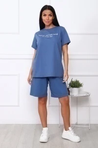 Костюм с шортами 1015 (синий)