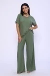Костюм с брюками Жатка КЖ-003 (оливковый)