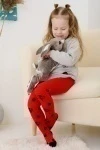 Колготки Божья коровка (красный)