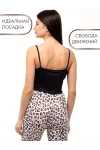 Пижама с брюками 60350 тройка (леопард)