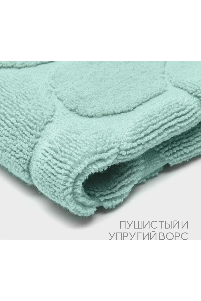 Полотенце для ног Софатекс в ванную 50х70 см (ментол)