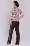Костюм футболка+брюки - Fashion sports - 378 - шоколад