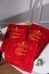 Полотенце 14418/3 Жена царя махровое плотность 350гр (бордо)