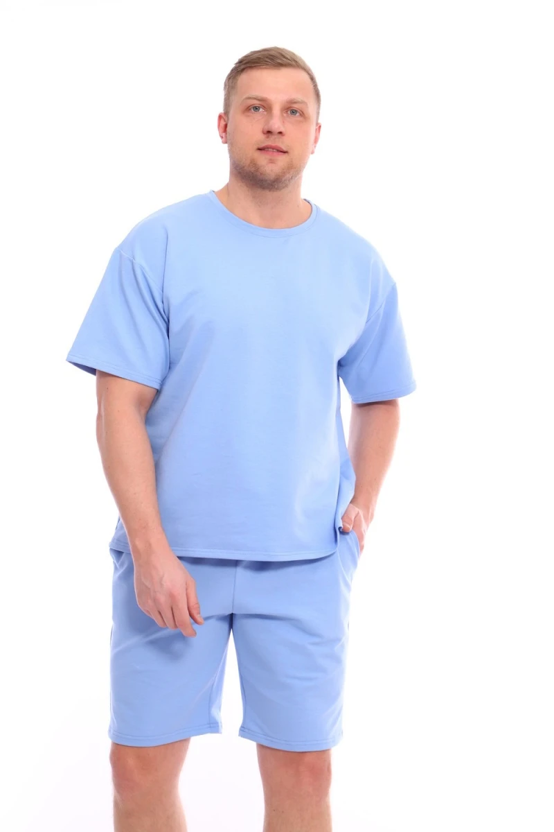 Костюм с шортами Бриз 27 (голубой)