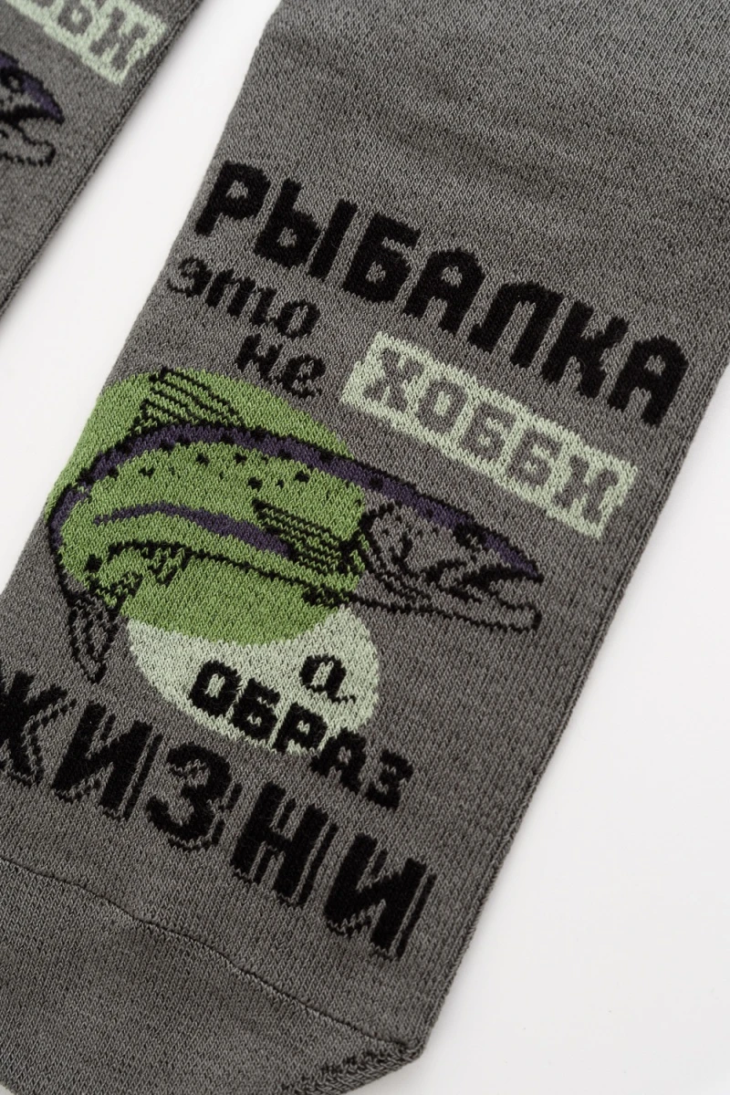 Носки высокие Рыбалка (хаки)