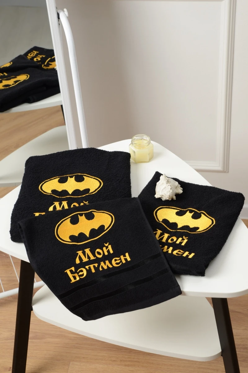 Полотенце 14418/6 Бэтмен (черный)