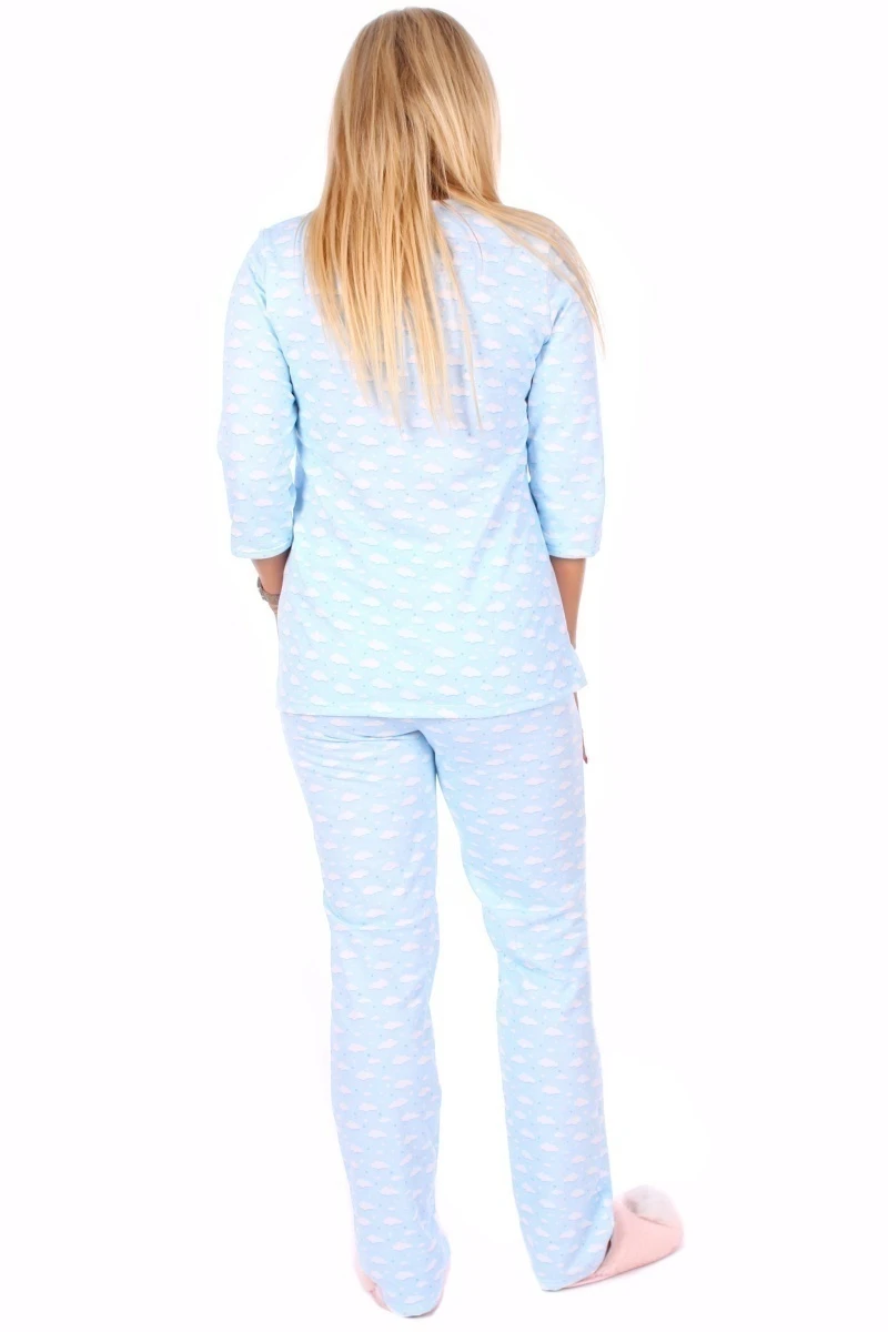 Пижама "Облака 1", футер с начесом